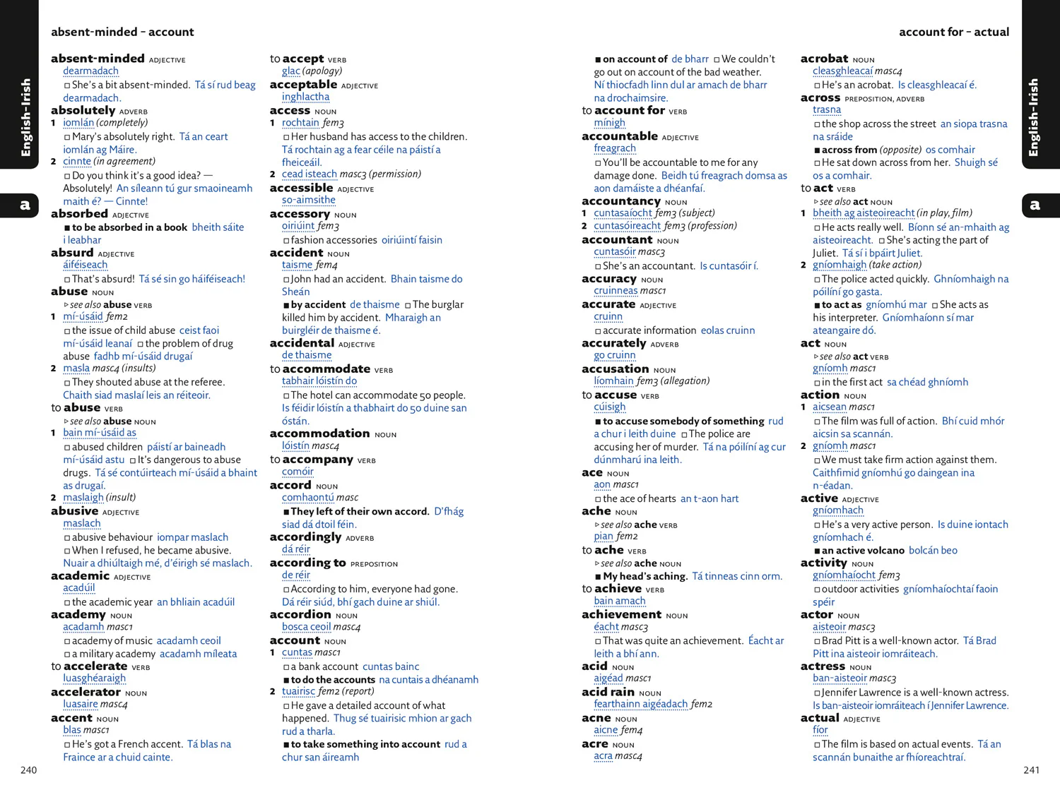 Collins Easy Learning - Easy Learning Irish Dictionary: Trusted support for learning (Second edition) - Image 5