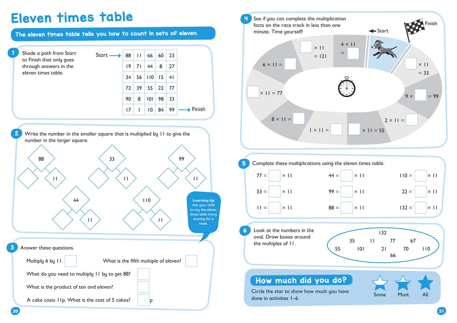 Collins Easy Learning KS2 - Times Tables Bumper Book Ages 7-11: Prepare for school with easy home learning - Image 4