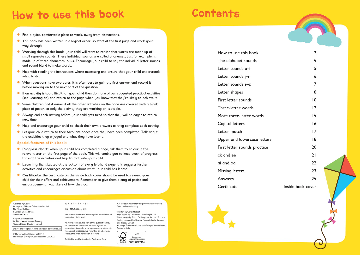 Collins Easy Learning Preschool - ABC Workbook Ages 3-5: Ideal for home learning - Image 2