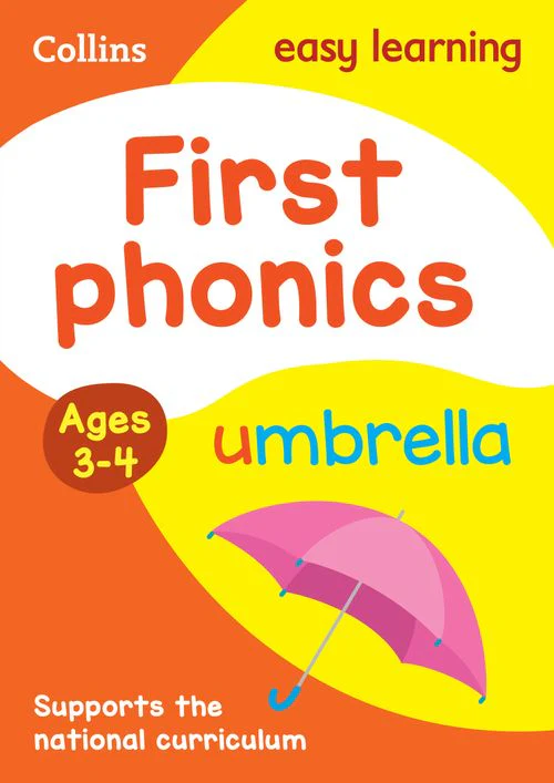 Collins Easy Learning Preschool - First Phonics Ages 3-4: Ideal for home learning