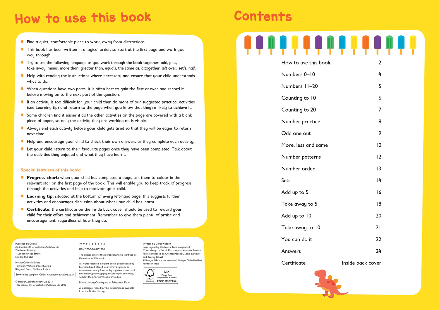 Collins Easy Learning Preschool - Counting Workbook Ages 3-5: Ideal for home learning - Image 2