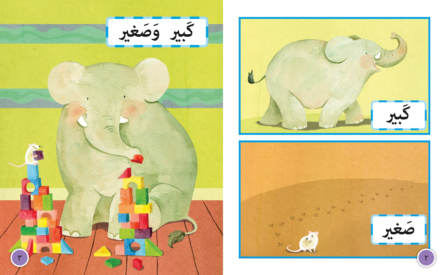 Collins Big Cat Arabic Reading Programme - Big and Small: Level 2 (KG) - Image 2