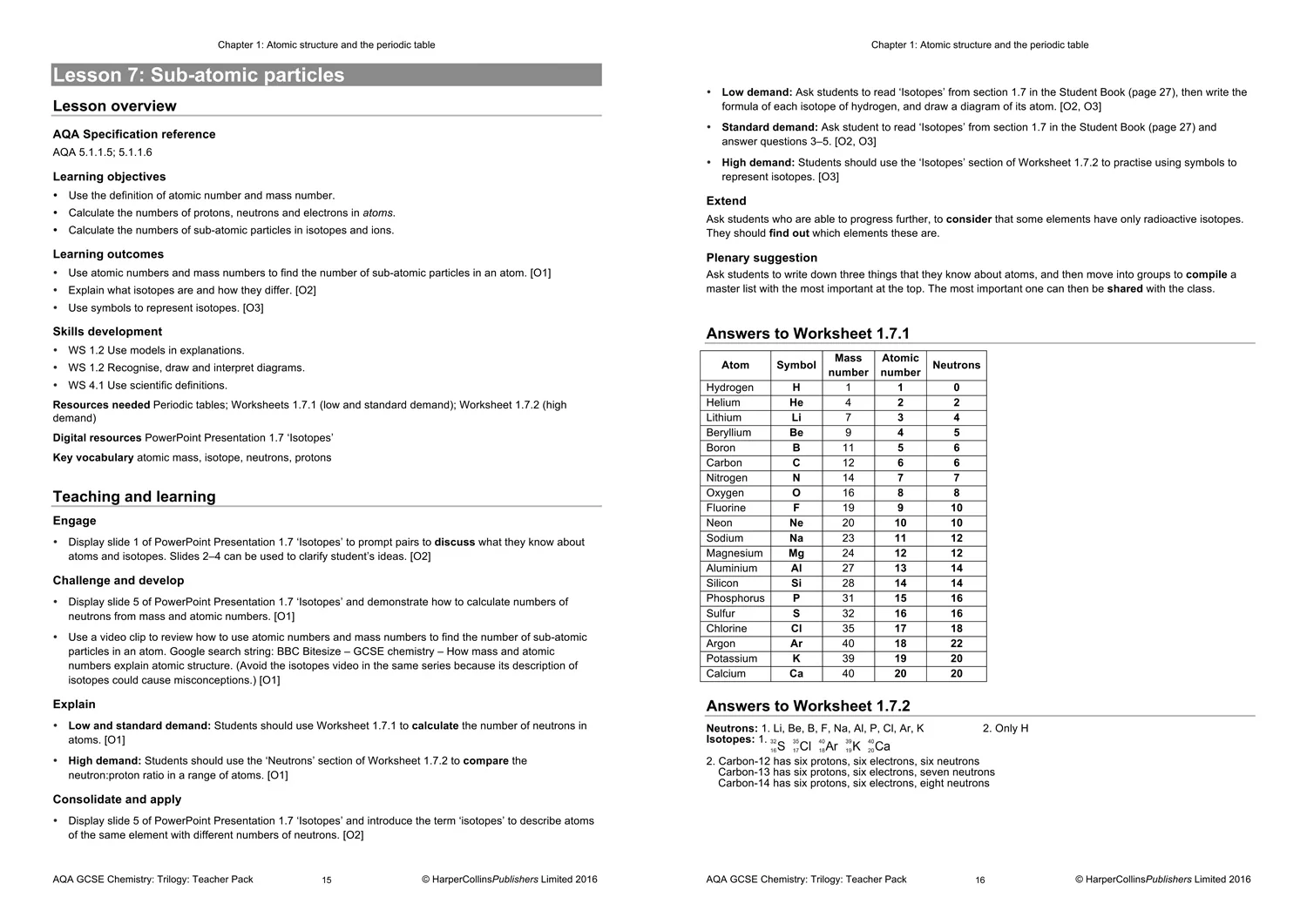 GCSE Science 9-1 - AQA GCSE Combined Science: Trilogy 9-1 Teacher Pack - Image 3