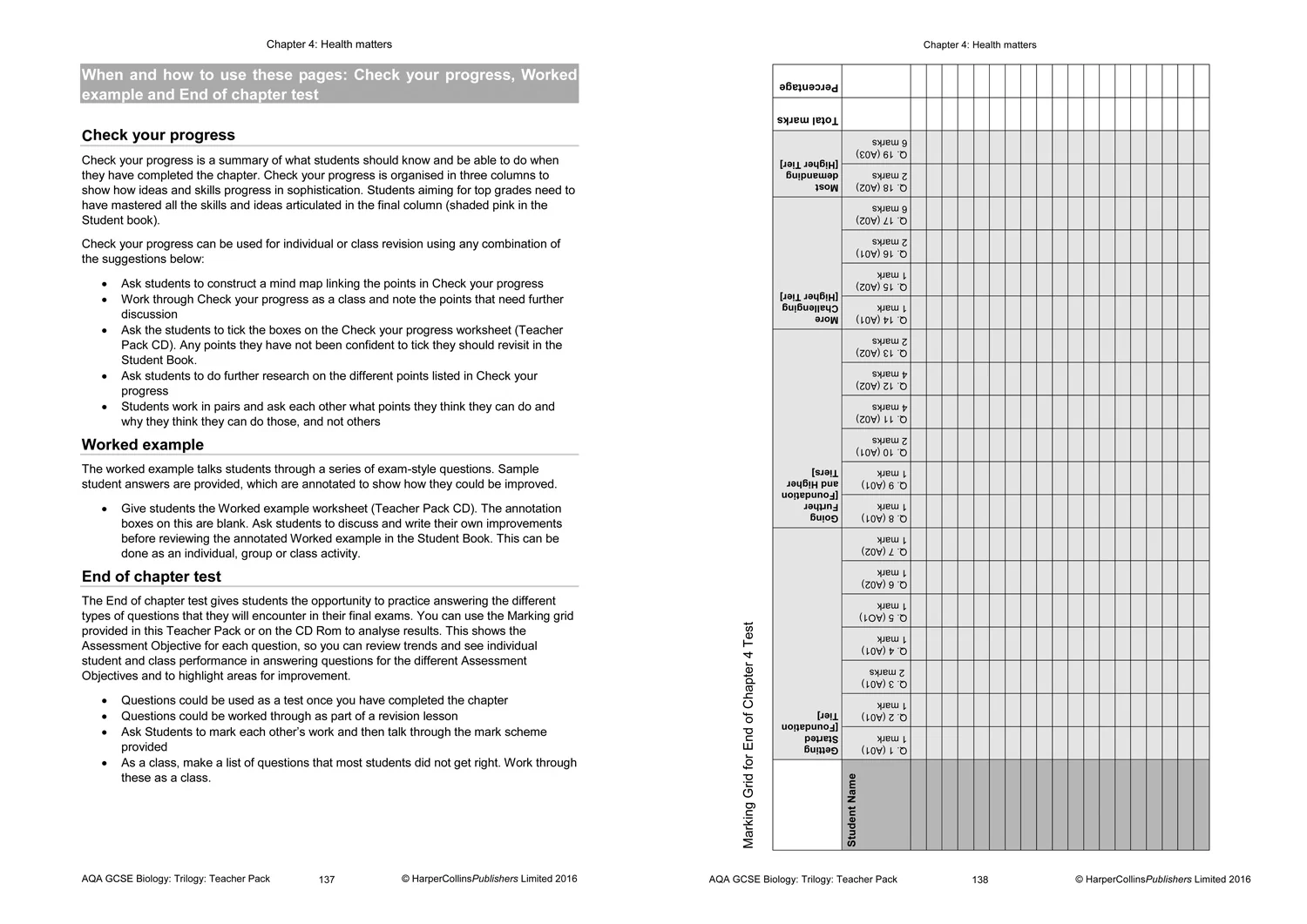 GCSE Science 9-1 - AQA GCSE Combined Science: Trilogy 9-1 Teacher Pack - Image 5