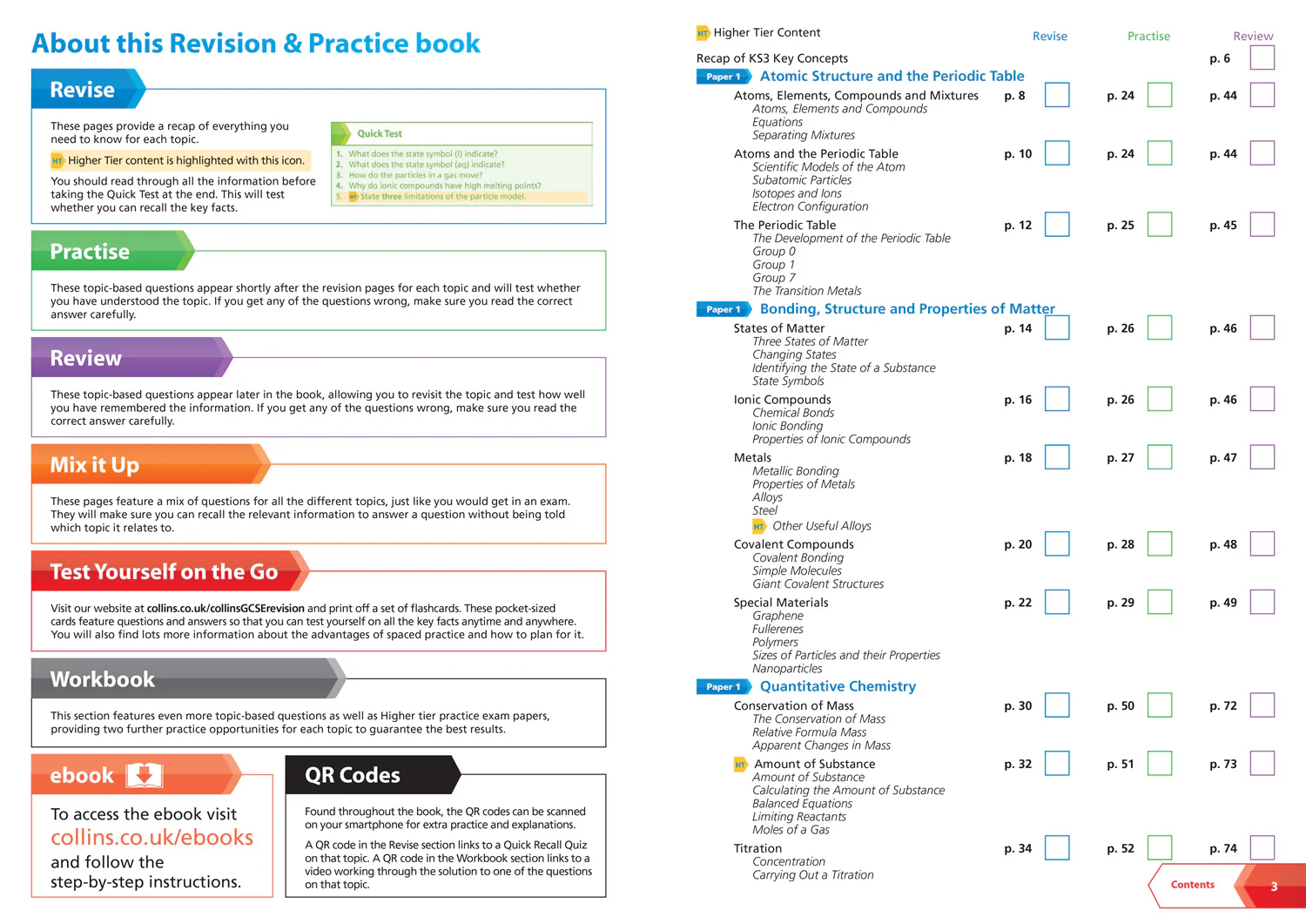 Collins GCSE Grade 9-1 Revision - AQA GCSE 9-1 Chemistry All-in-One Complete Revision and Practice: Ideal for the 2026 and 2027 exams includes online edition, quizzes and video solutions - Image 2
