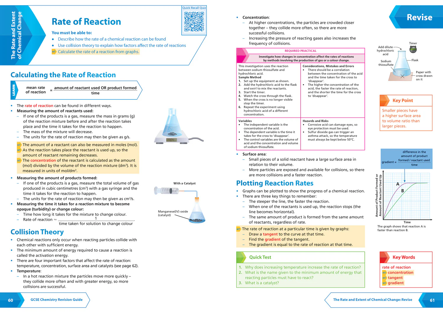 Collins GCSE Grade 9-1 Revision - AQA GCSE 9-1 Chemistry All-in-One Complete Revision and Practice: Ideal for the 2026 and 2027 exams includes online edition, quizzes and video solutions - Image 4