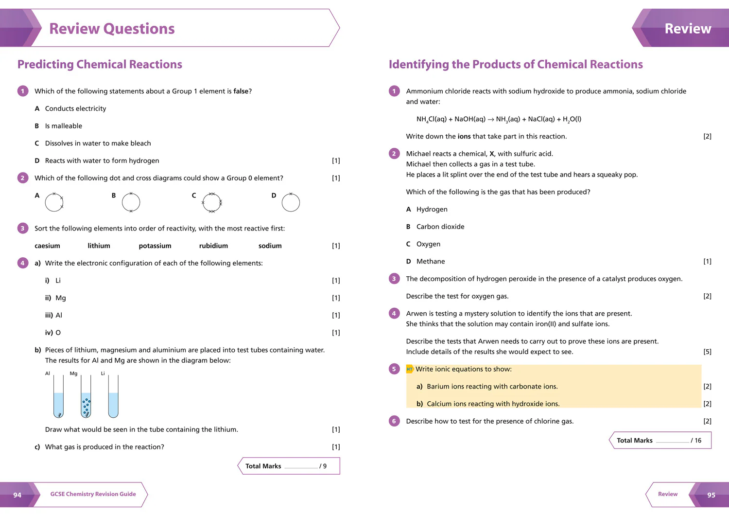 Collins GCSE Grade 9-1 Revision - OCR Gateway GCSE 9-1 Chemistry All-in-One Complete Revision and Practice: Ideal for the 2026 and 2027 exams includes online edition - Image 6