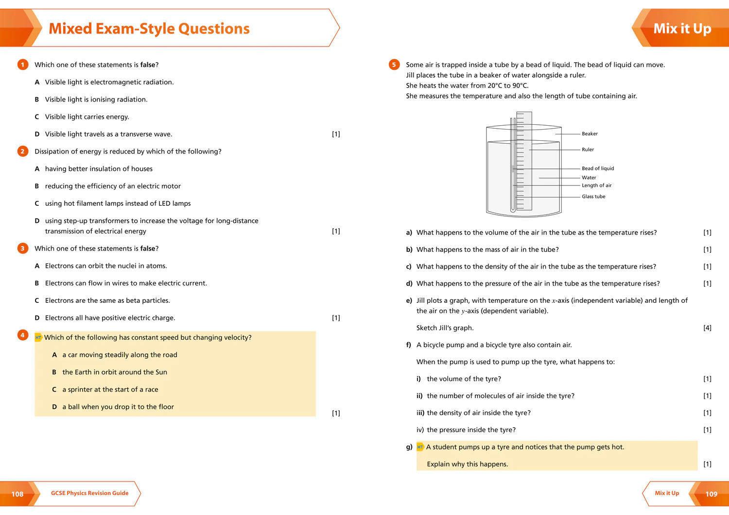 Collins GCSE Grade 9-1 Revision - OCR Gateway GCSE 9-1 Physics All-in-One Complete Revision and Practice: Ideal for the 2026 and 2027 exams includes online edition - Image 7