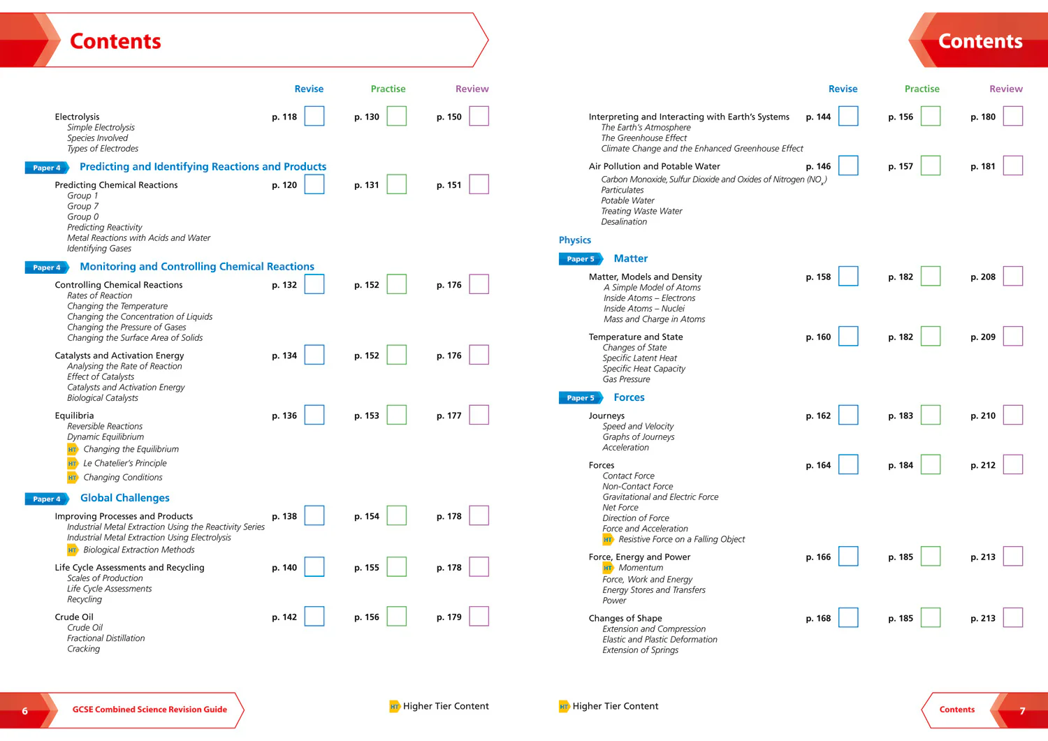 Collins GCSE Grade 9-1 Revision - OCR Gateway GCSE 9-1 Combined Science Higher All-in-One Complete Revision and Practice: Ideal for the 2026 and 2027 exams includes online edition - Image 4
