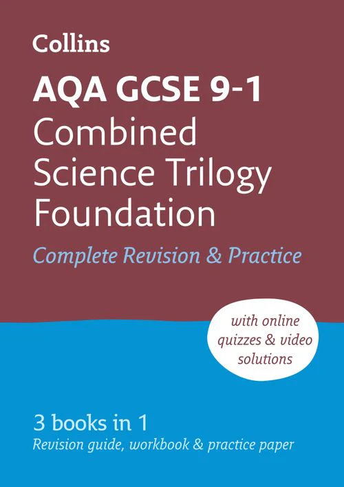 Collins GCSE Grade 9-1 Revision - AQA GCSE 9-1 Combined Science Foundation Complete Revision and Practice: Ideal for the 2026 and 2027 exams includes online edition, quizzes and video solutions
