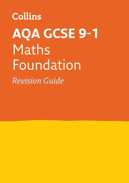 Collins GCSE Grade 9-1 Revision - AQA GCSE 9-1 Maths Foundation Revision Guide: Ideal for the 2026 and 2027 exams
