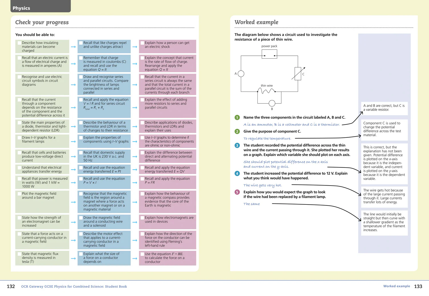 GCSE Science 9-1 - OCR Gateway GCSE Physics for Combined Science 9-1 Student Book - Image 5
