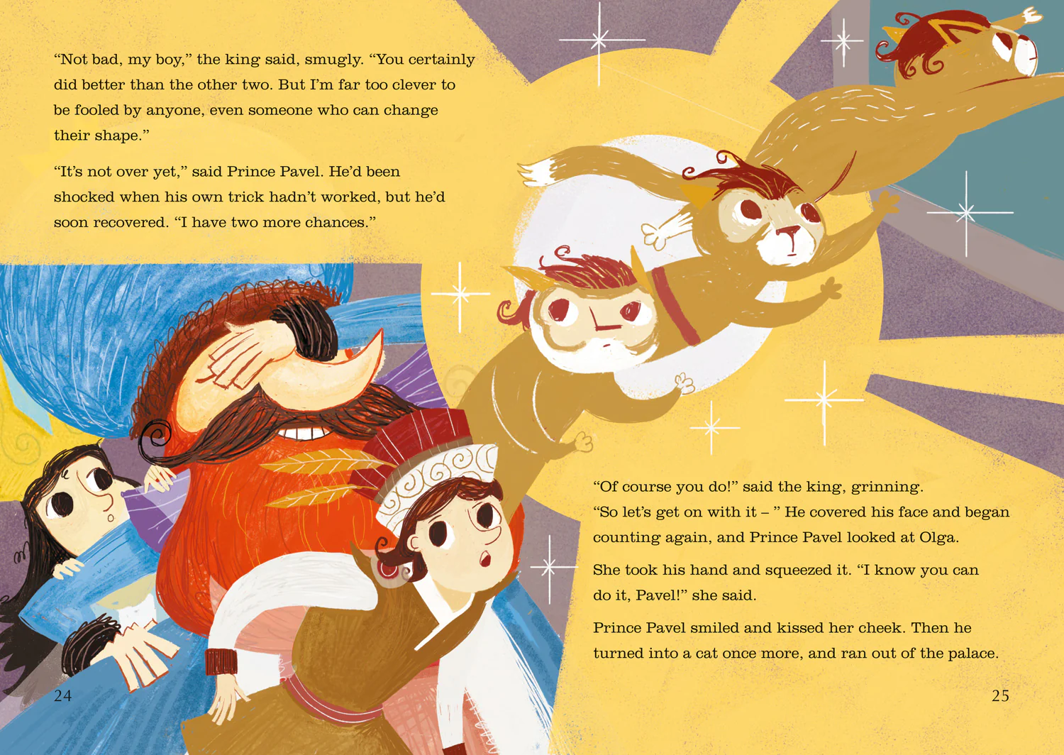 Collins Big Cat - The King Who Thought He Was Clever: A Folk Tale from Russia: Band 14/Ruby - Image 4