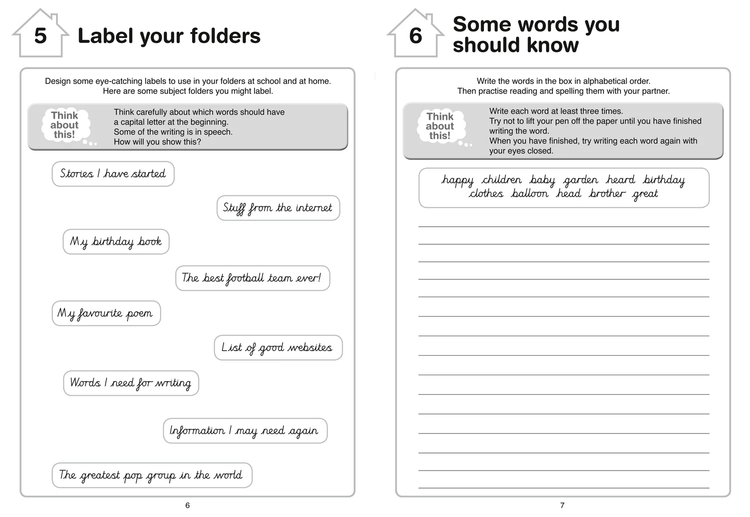 Treasure House - Handwriting Workbook 5 - Image 2