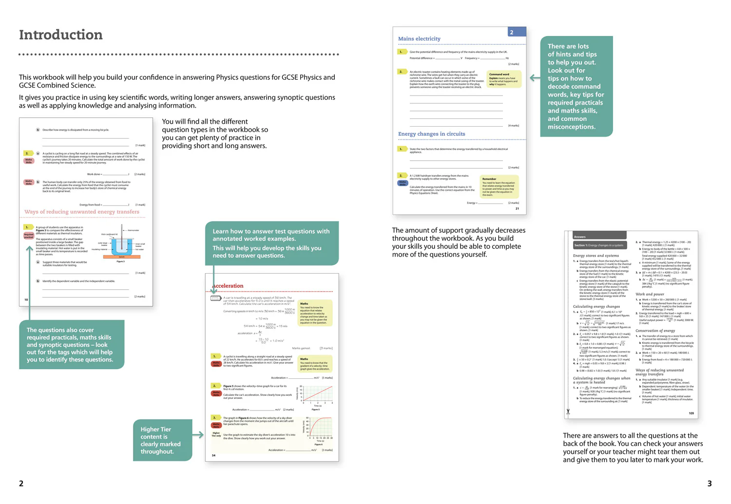 GCSE Science (9–1) - AQA GCSE (9–1) Physics Achieve Grade 8–9 Workbook - Image 3