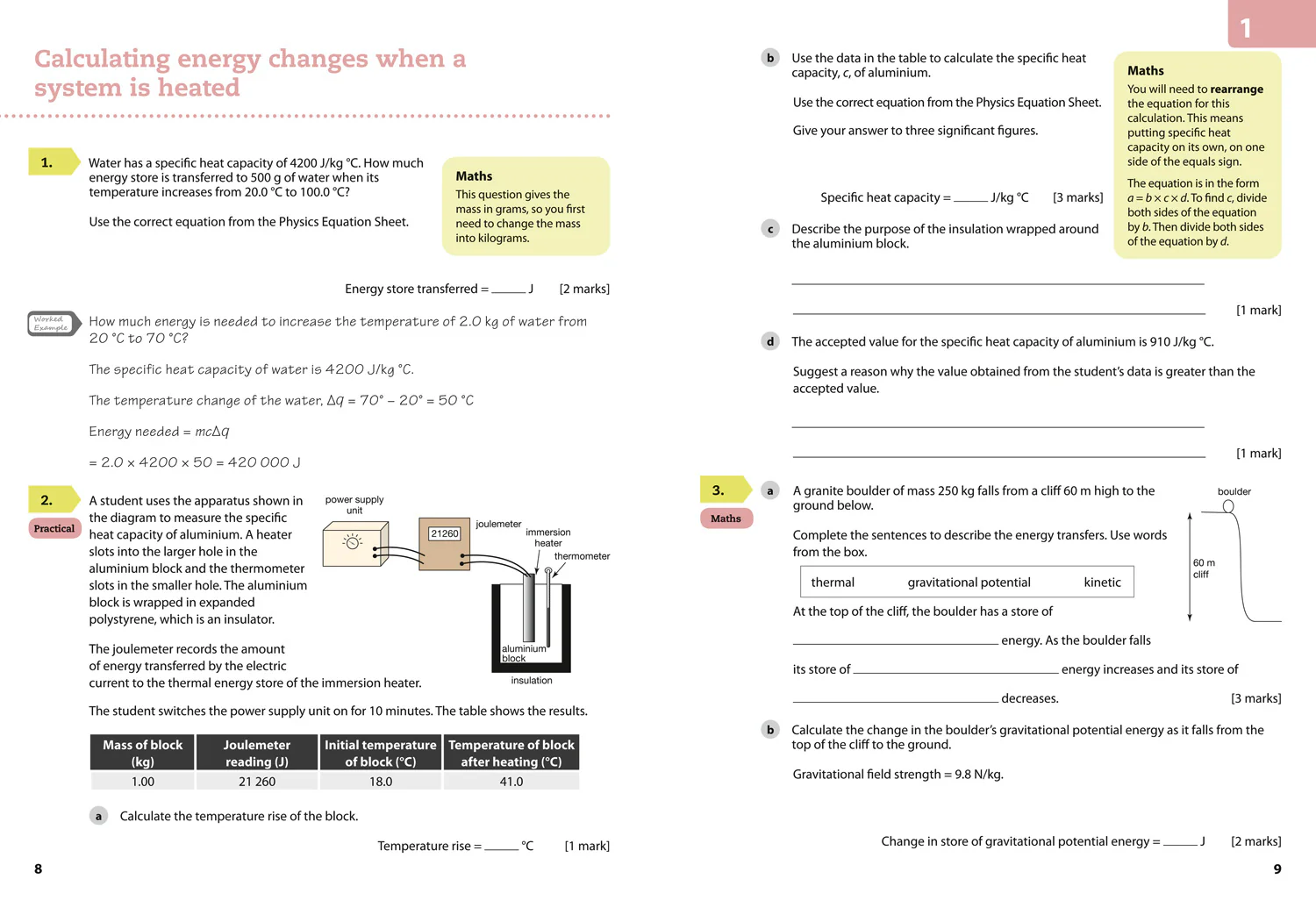 GCSE Science 9-1 - AQA GCSE Physics 9-1 Grade 5 Booster Workbook - Image 4