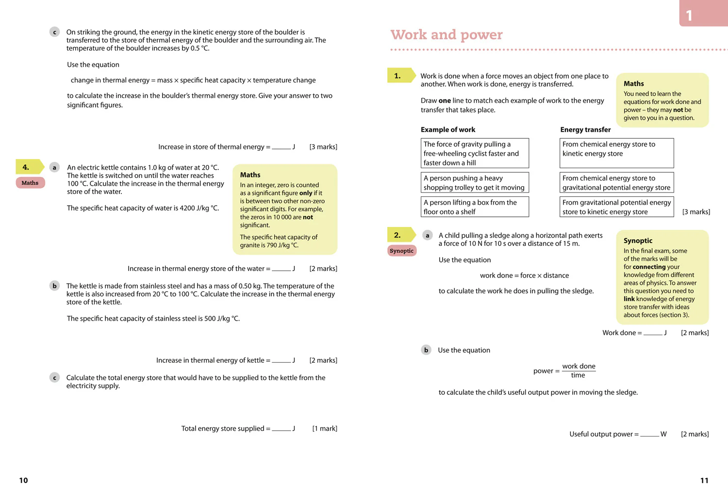 GCSE Science 9-1 - AQA GCSE Physics 9-1 Grade 5 Booster Workbook - Image 5