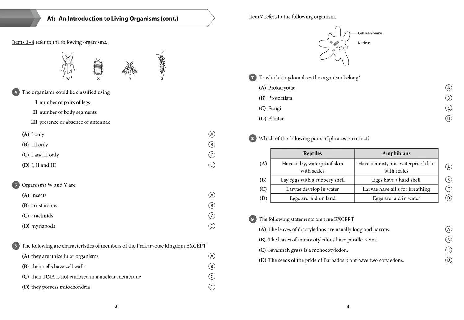 Collins CSEC Biology - CSEC Biology Multiple Choice Practice: (First edition) - Image 4