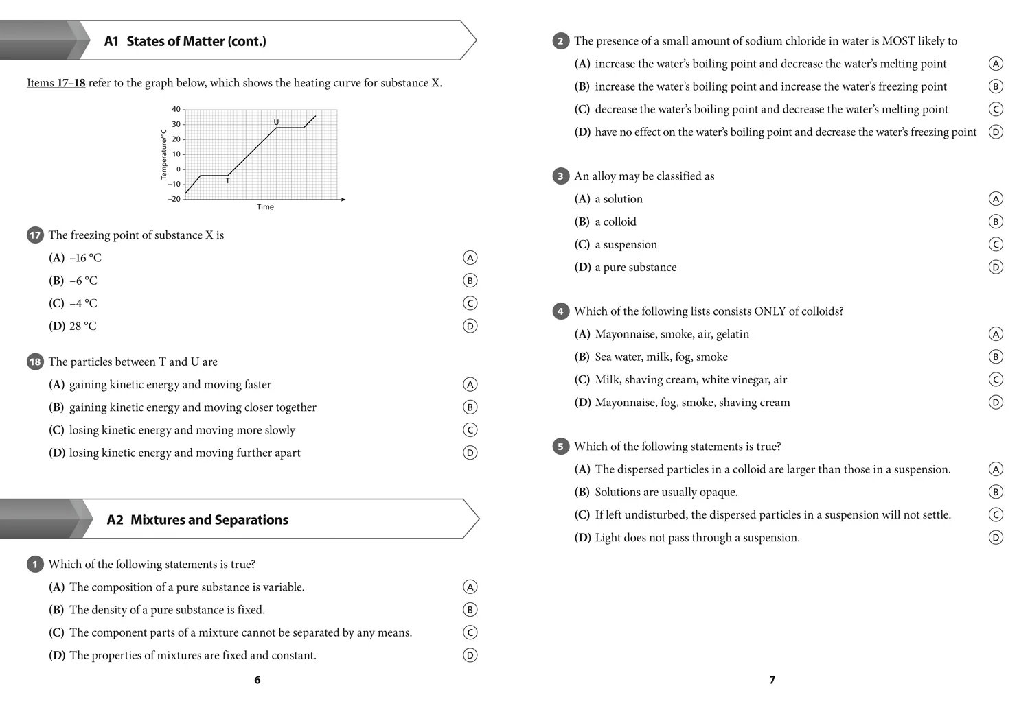 Collins CSEC Chemistry - CSEC Chemistry Multiple Choice Practice: (First edition) - Image 7