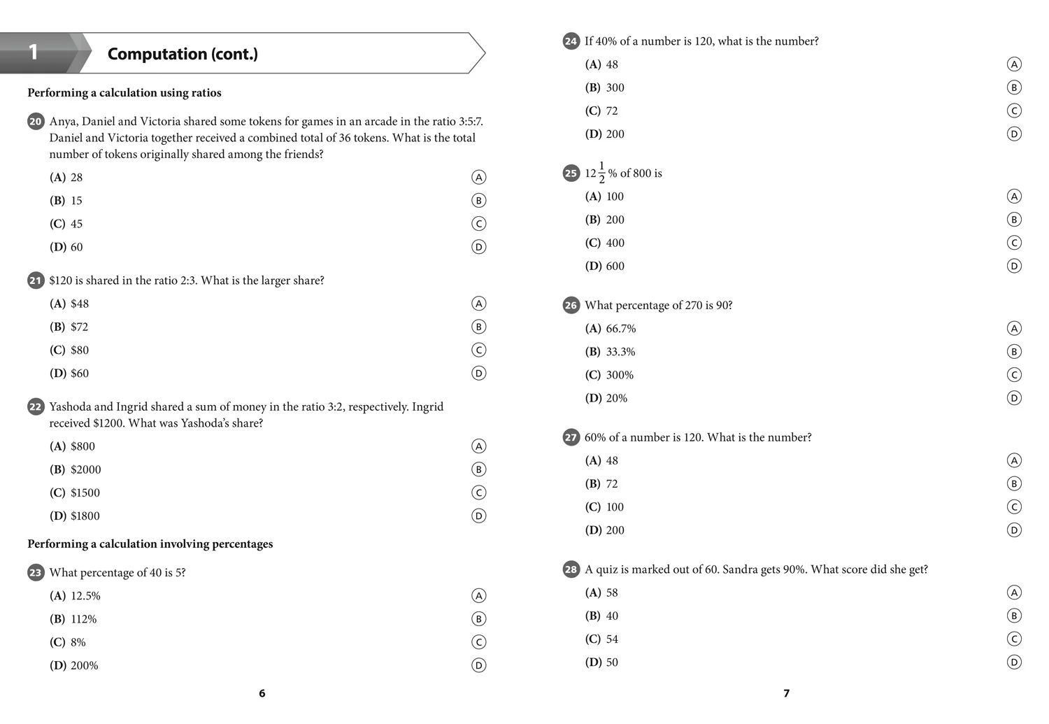 Collins CSEC Maths - CSEC Maths Multiple Choice Practice: (First edition) - Image 8