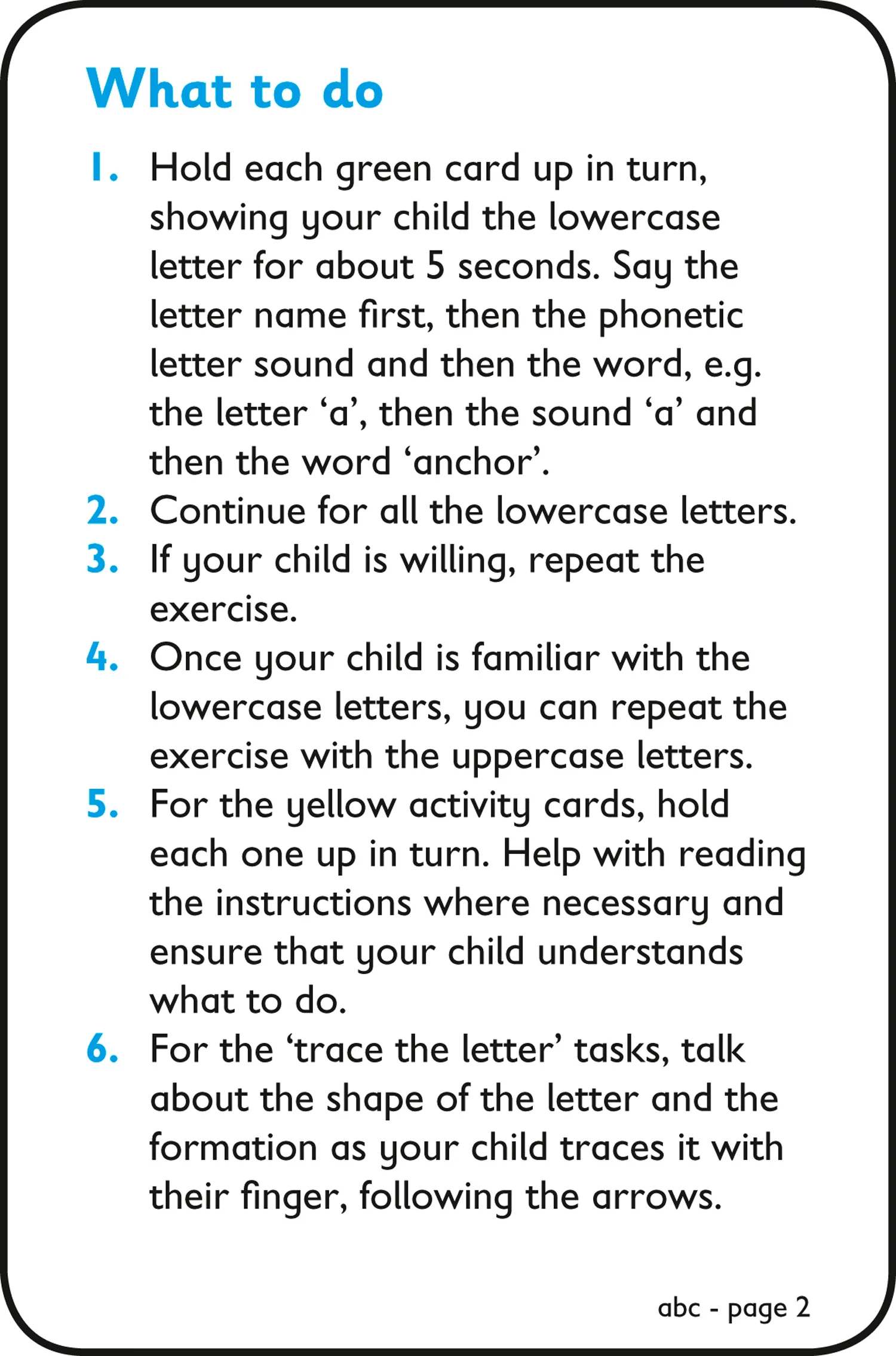 Collins Easy Learning Preschool - abc Flashcards: Ideal for home learning - Image 3