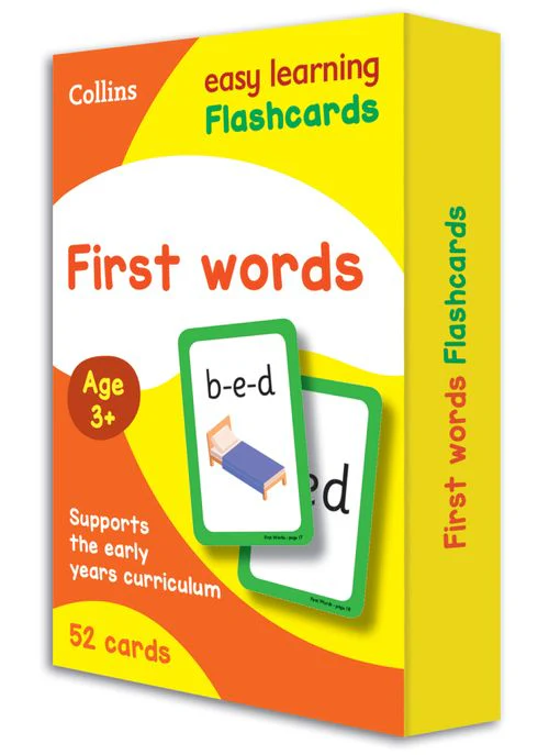 Collins Easy Learning Preschool - First Words Flashcards: Ideal for home learning