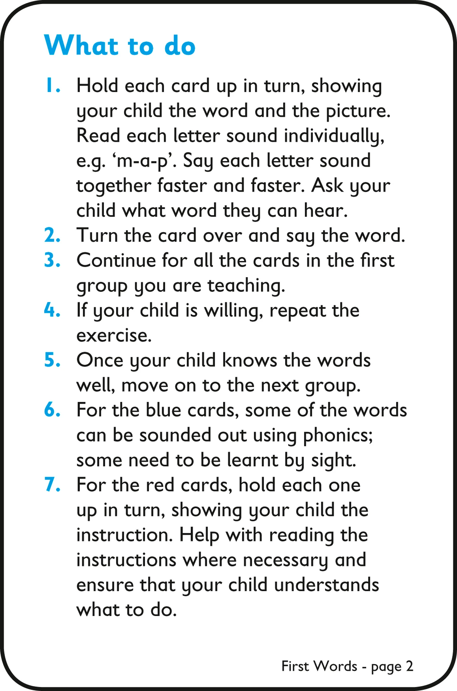 Collins Easy Learning Preschool - First Words Flashcards: Ideal for home learning - Image 3