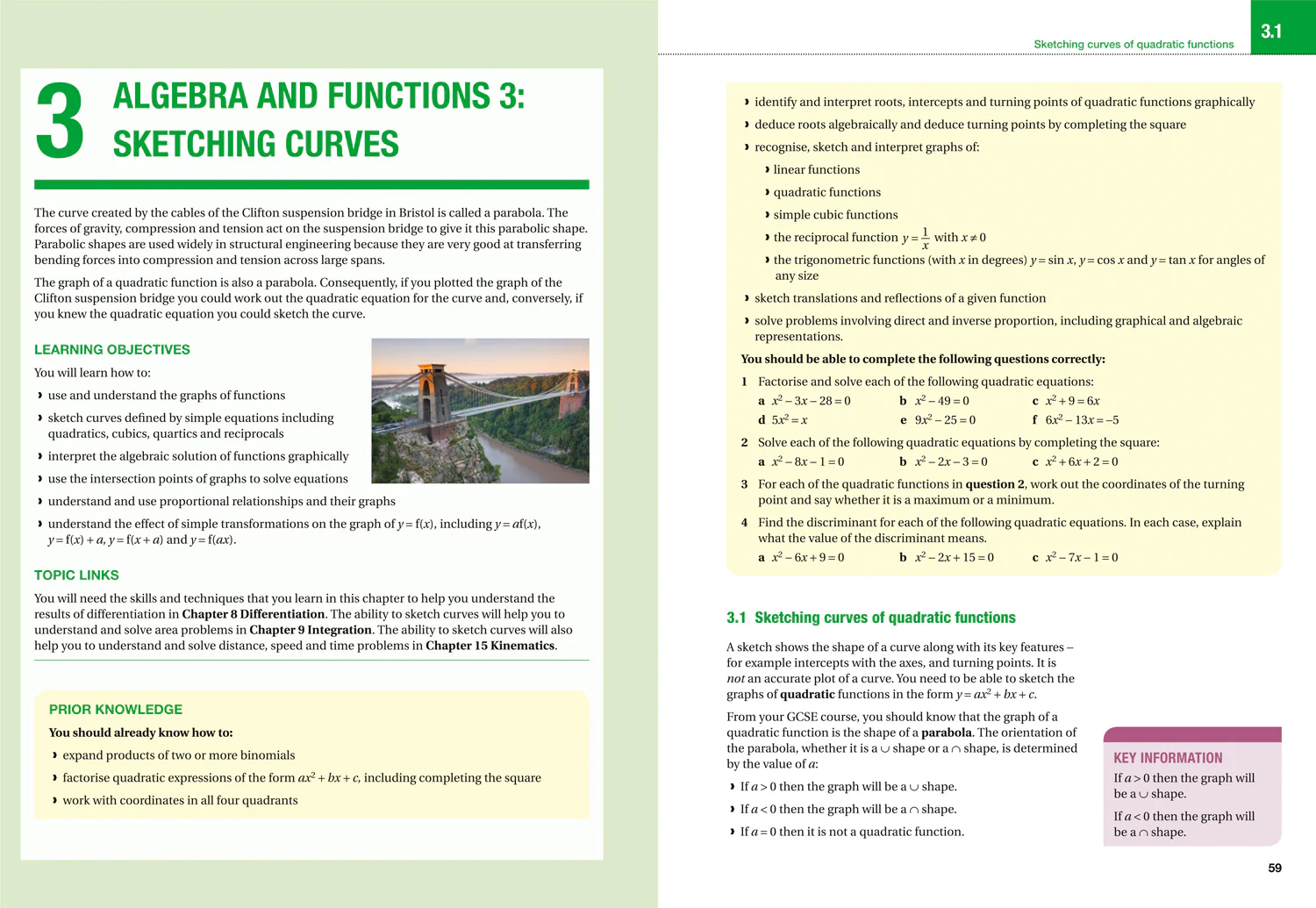 Collins Edexcel A Level Mathematics - Edexcel A Level Mathematics Student Book Year 1 and AS - Image 3
