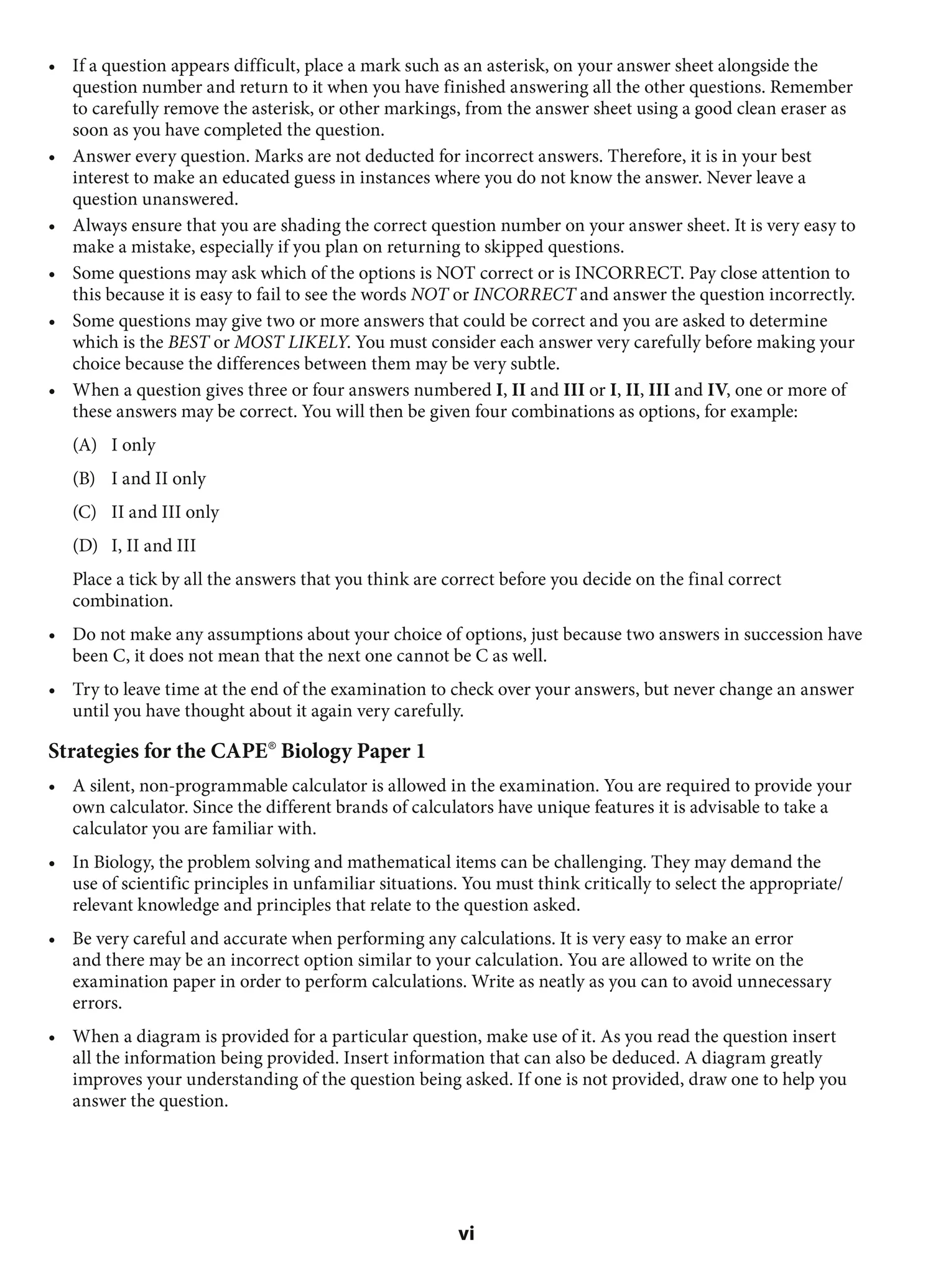 Collins CAPE Biology - CAPE Biology Multiple Choice Practice: (First edition) - Image 4