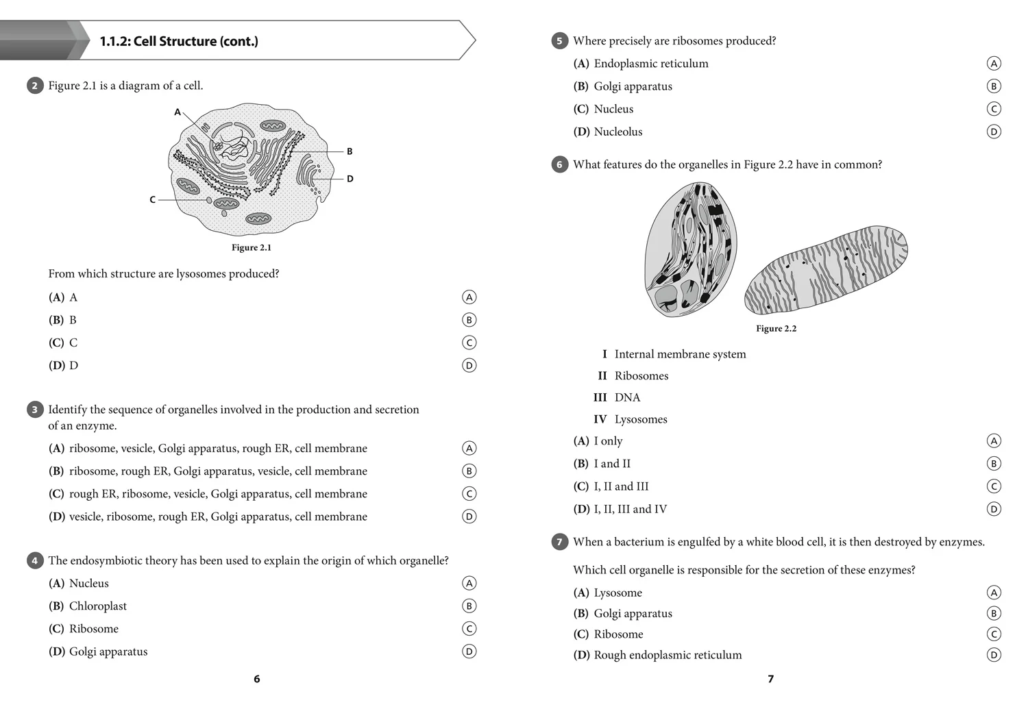 Collins CAPE Biology - CAPE Biology Multiple Choice Practice: (First edition) - Image 7