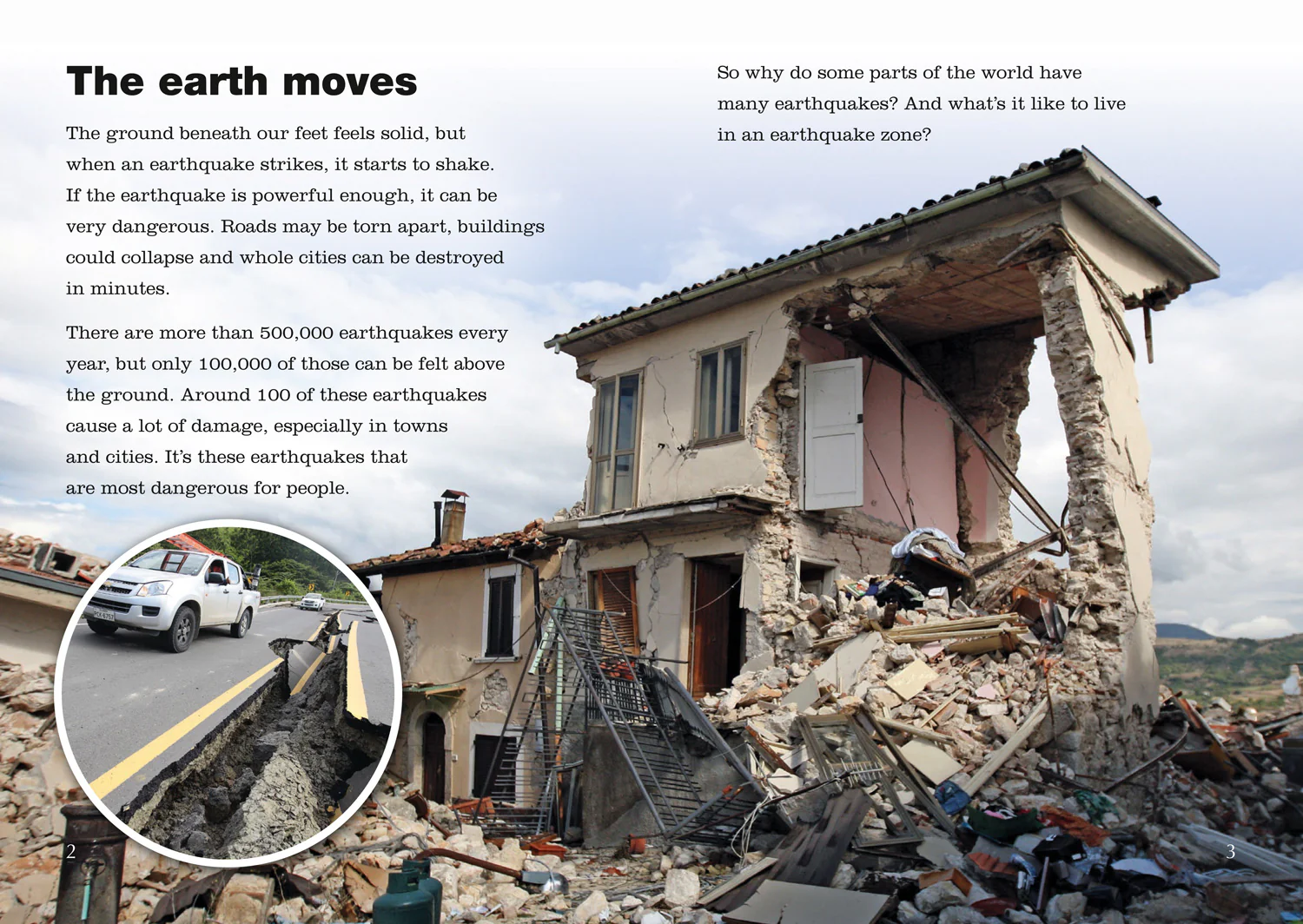 Collins Big Cat - Living in an Earthquake Zone: Band 13/Topaz - Image 2