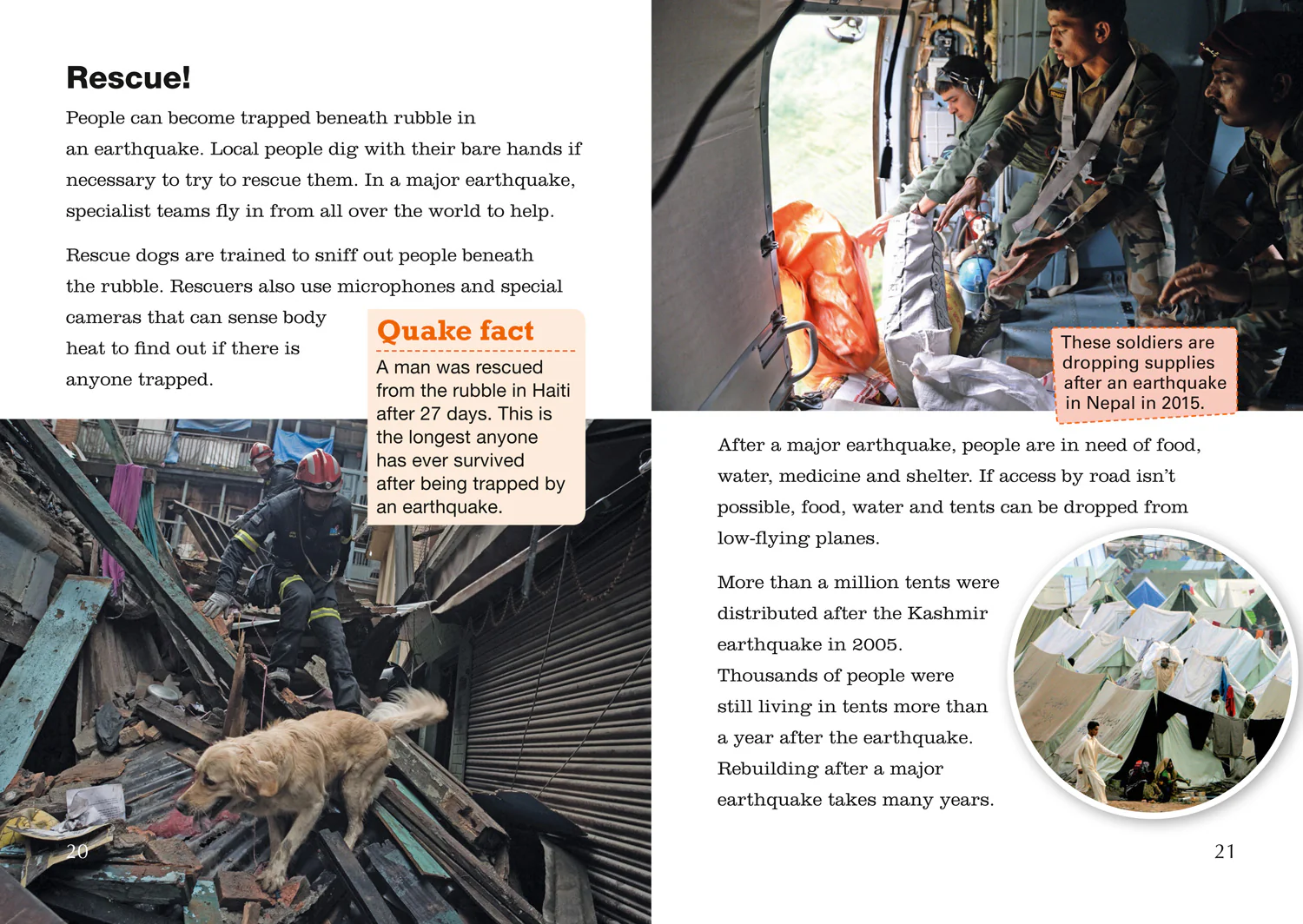 Collins Big Cat - Living in an Earthquake Zone: Band 13/Topaz - Image 5