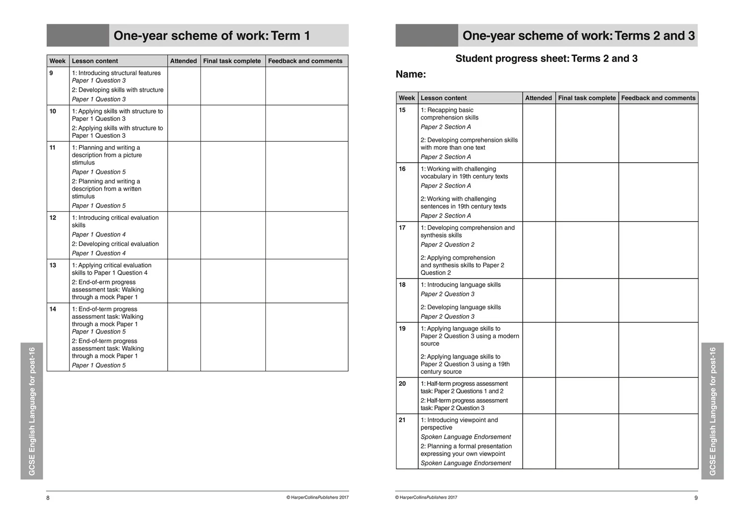 GCSE for post-16 - AQA GCSE English Language for post-16: Teacher Guide - Image 2