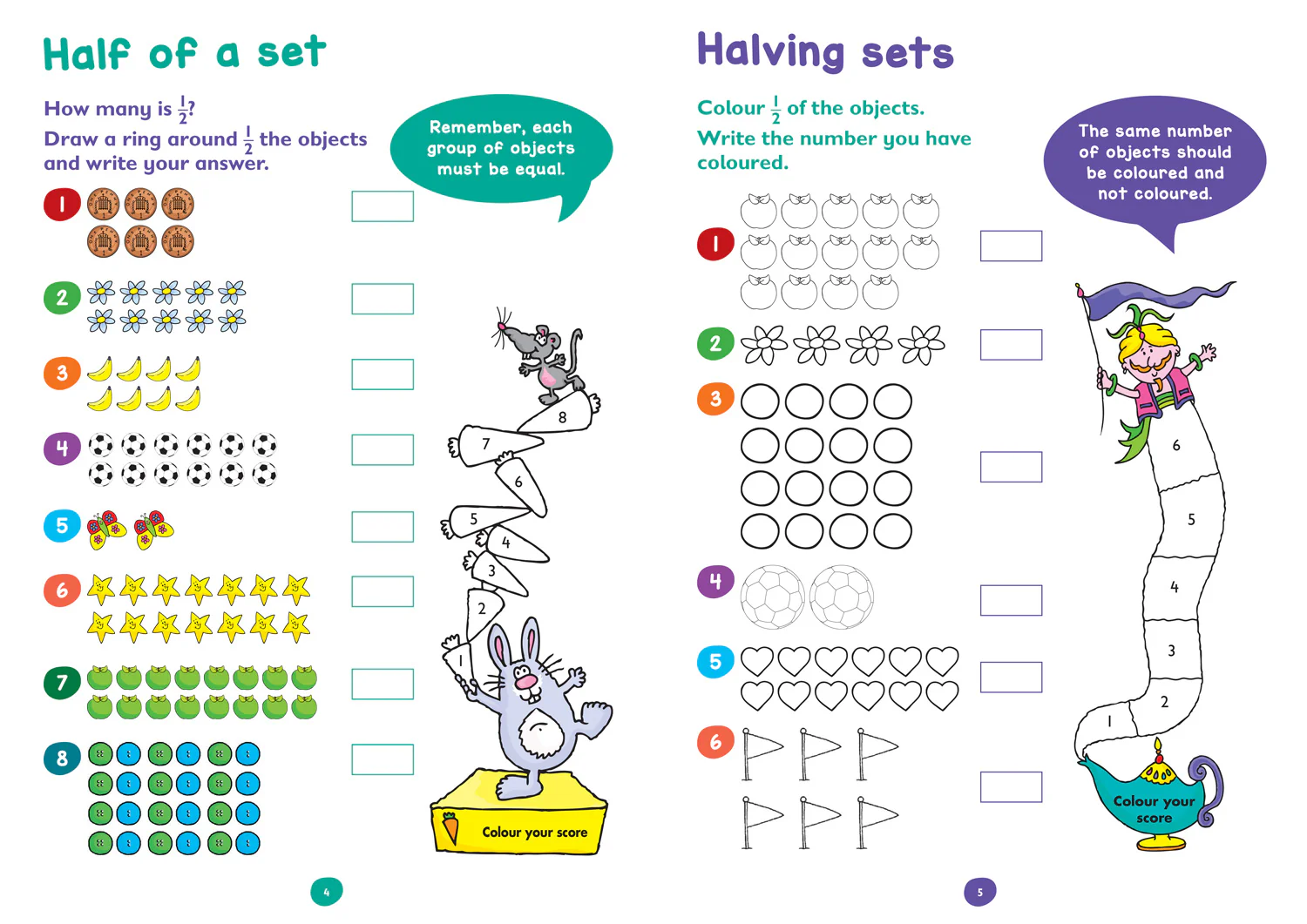 Collins Easy Learning KS1 - Fractions Quick Quizzes Ages 5-7: Ideal for home learning - Image 3
