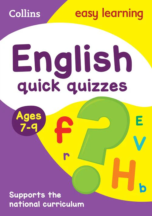 Collins Easy Learning KS2 - English Quick Quizzes Ages 7-9: Ideal for home learning