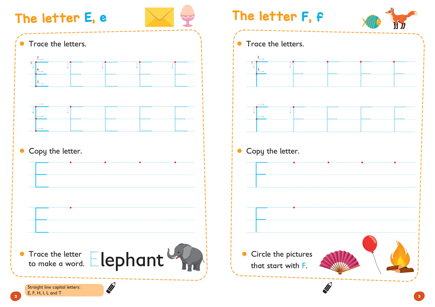 Collins Easy Learning Preschool - Upper Case Letters Age 3-5 Wipe Clean Activity Book: Ideal for home learning - Image 2