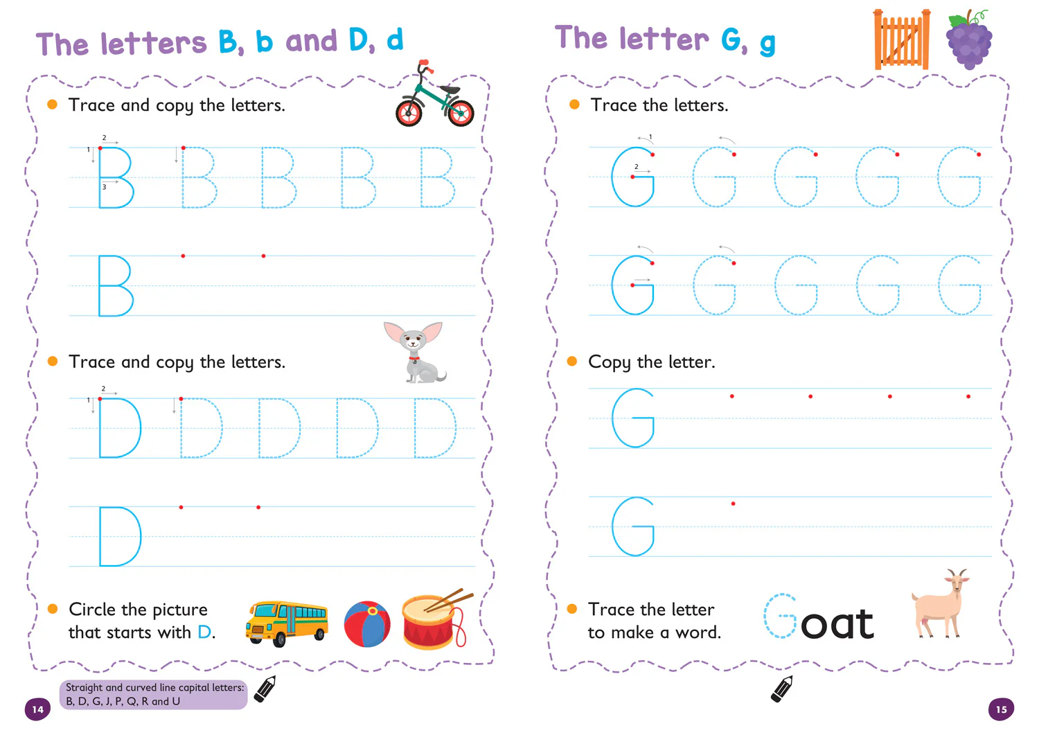 Collins Easy Learning Preschool - Upper Case Letters Age 3-5 Wipe Clean Activity Book: Ideal for home learning - Image 3