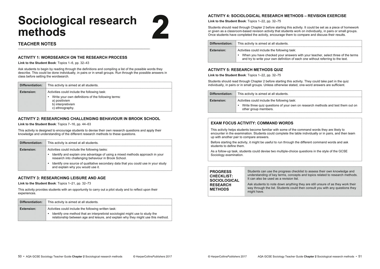 AQA GCSE (9-1) Sociology - AQA GCSE 9-1 Sociology Teacher Guide - Image 3