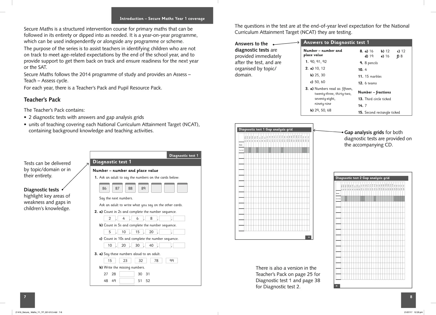 Secure Maths - Secure Year 1 Maths Teacher’s Pack: A Primary Maths intervention programme - Image 2