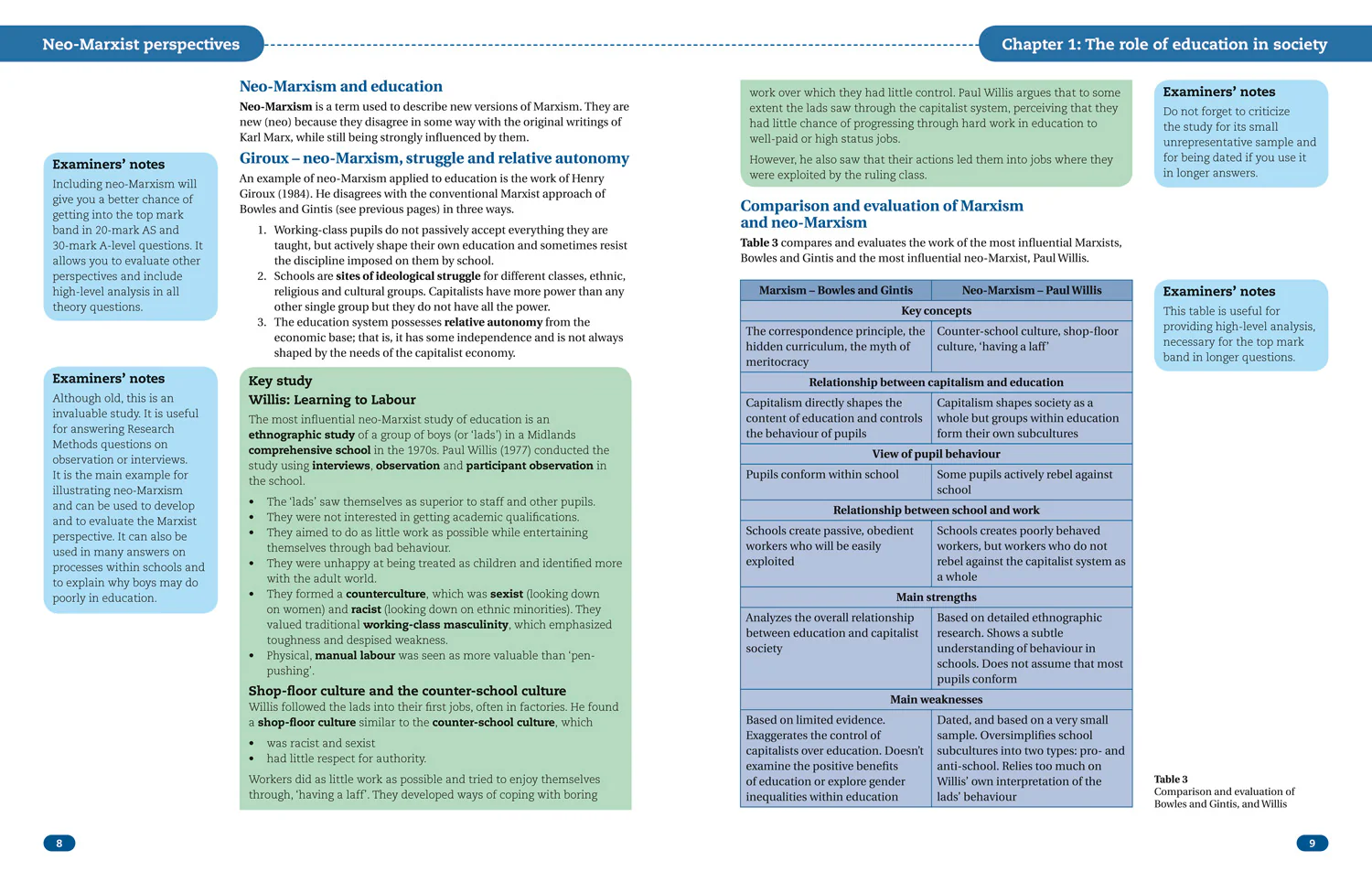 Collins Student Support Materials - AQA AS and A Level Sociology Education with Research Methods: (Second edition) - Image 4