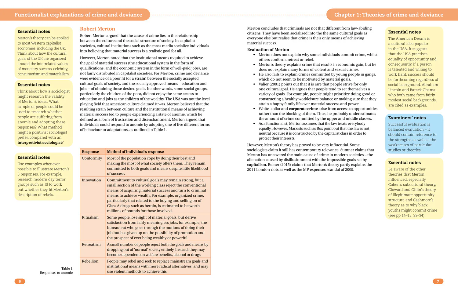 Collins Student Support Materials - AQA A Level Sociology Crime and Deviance with Theory and Methods: (Second edition) - Image 3
