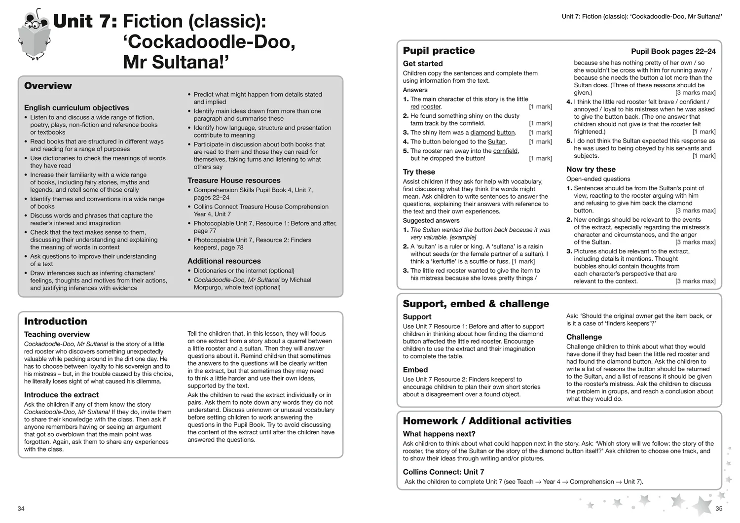 Treasure House - Comprehension Skills Teacher’s Guide 4 - Image 4