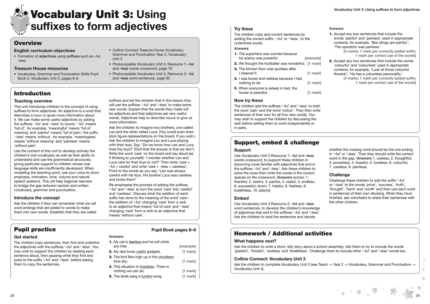 Treasure House - Vocabulary, Grammar and Punctuation Skills Teacher’s Guide 2 - Image 4