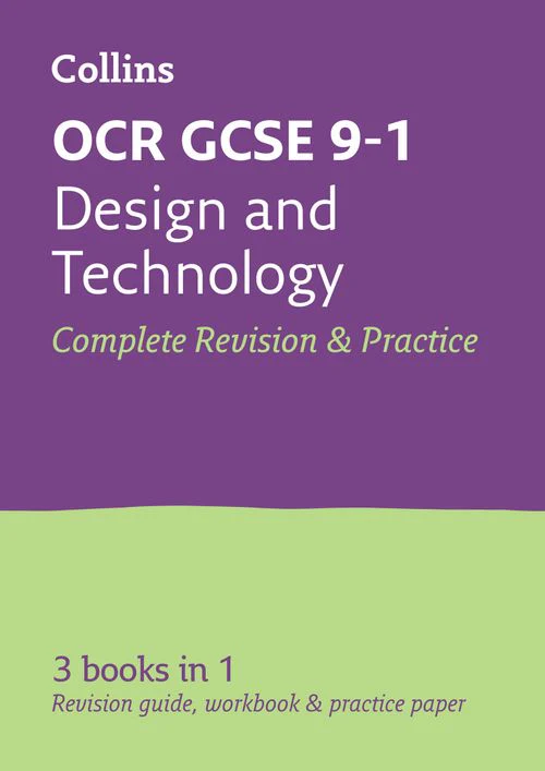 Collins GCSE Grade 9-1 Revision - OCR GCSE 9-1 Design & Technology All-in-One Complete Revision and Practice: Ideal for the 2026 and 2027 exams includes online edition