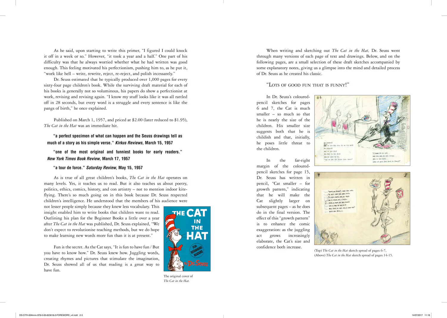 Dr. Seuss - The Cat in the Hat Slipcase edition: (60th Birthday edition) - Image 3