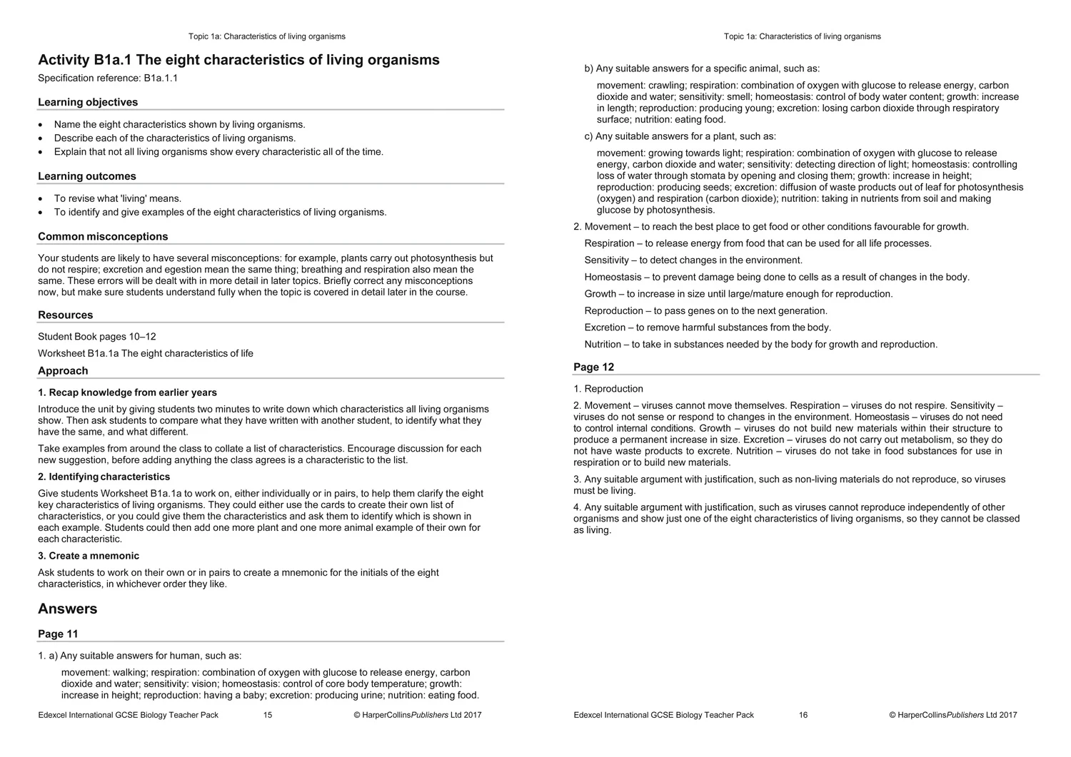 Edexcel International GCSE (9-1) - Edexcel International GCSE (9-1) Biology Teacher Pack - Image 3