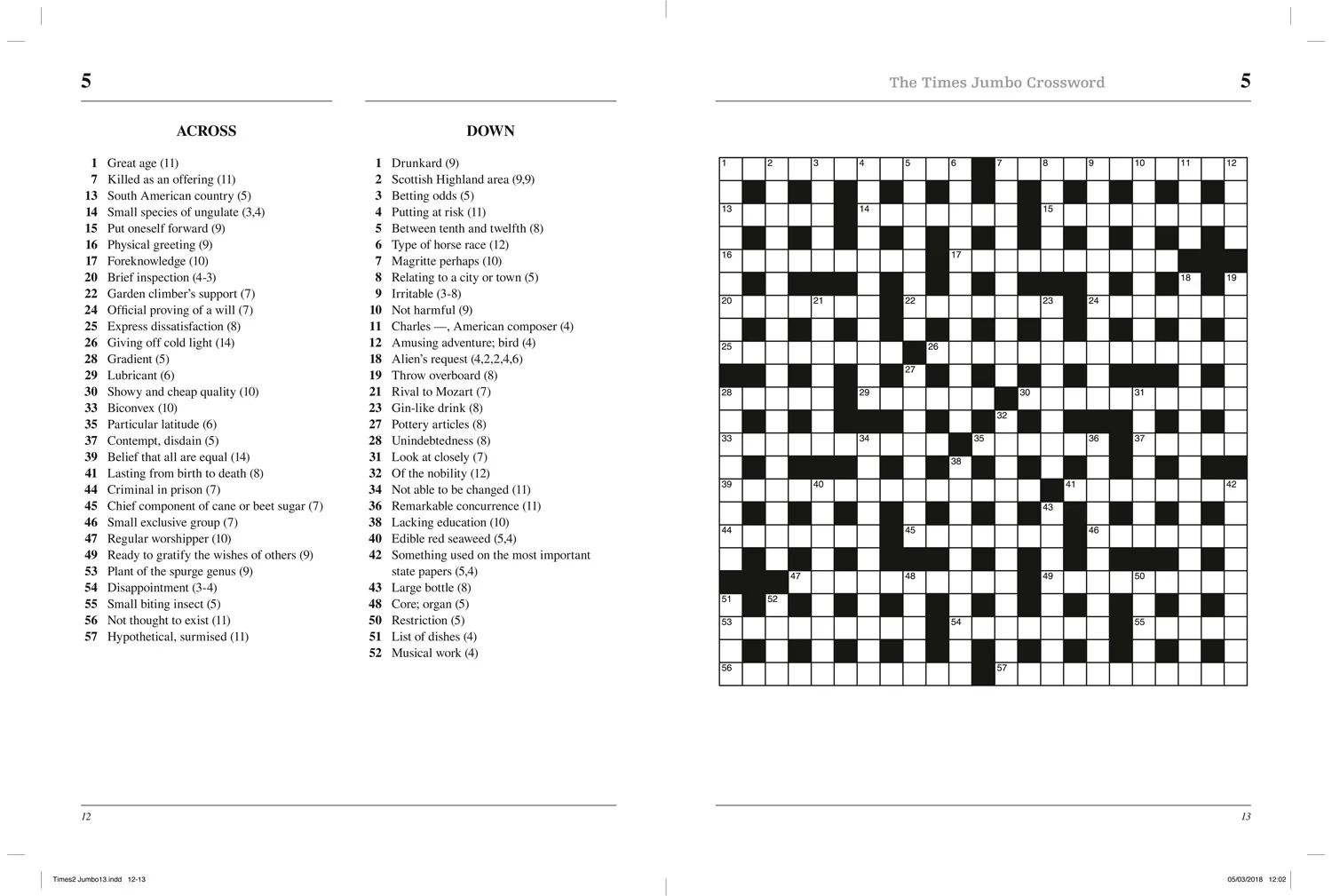 The Times Crosswords - The Times 2 Jumbo Crossword Book 13: 60 large general-knowledge crossword puzzles - Image 2