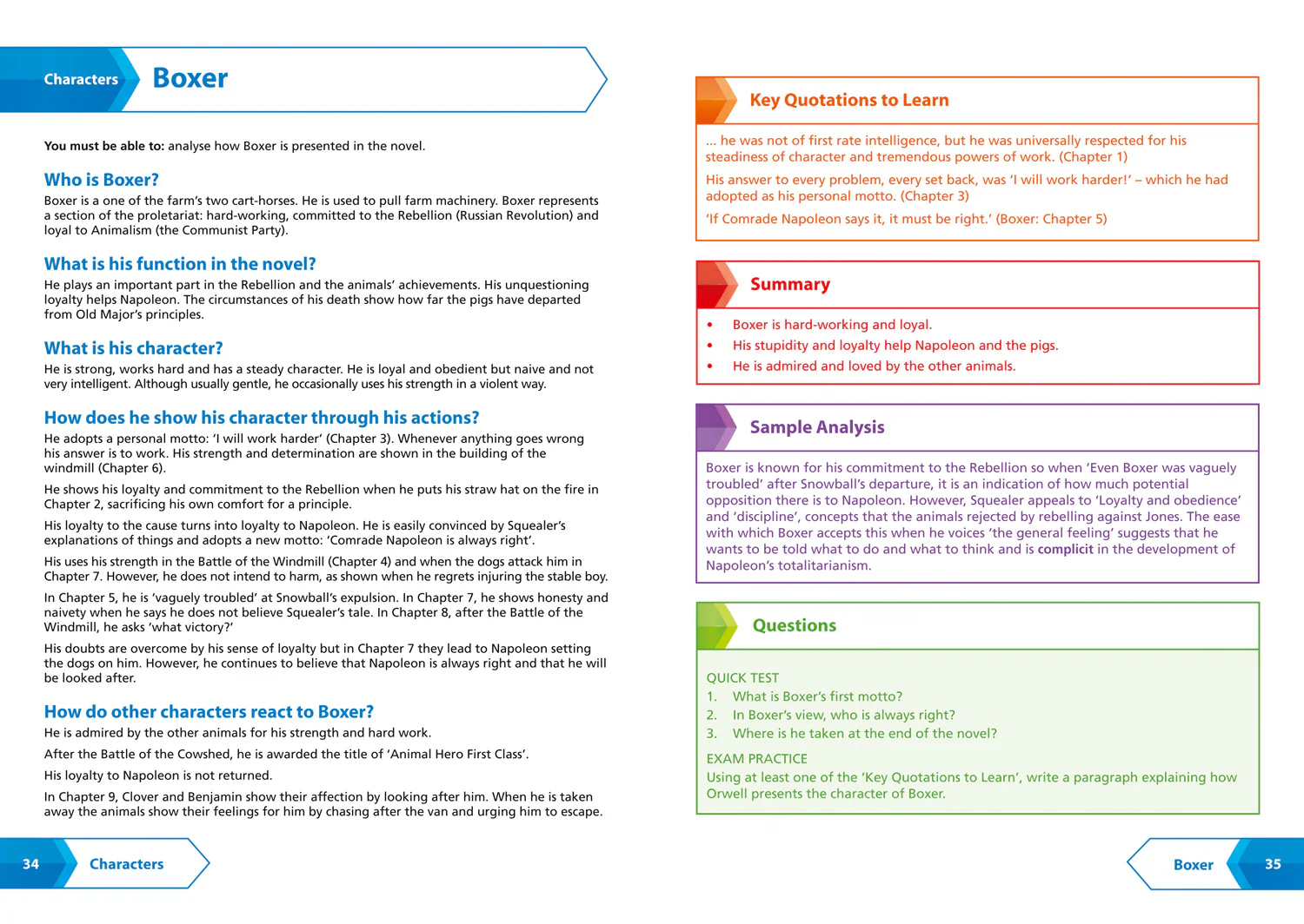 Collins GCSE Grade 9-1 SNAP Revision - Animal Farm: AQA GCSE 9-1 English Literature Text Guide: Ideal for the 2026 and 2027 exams - Image 2