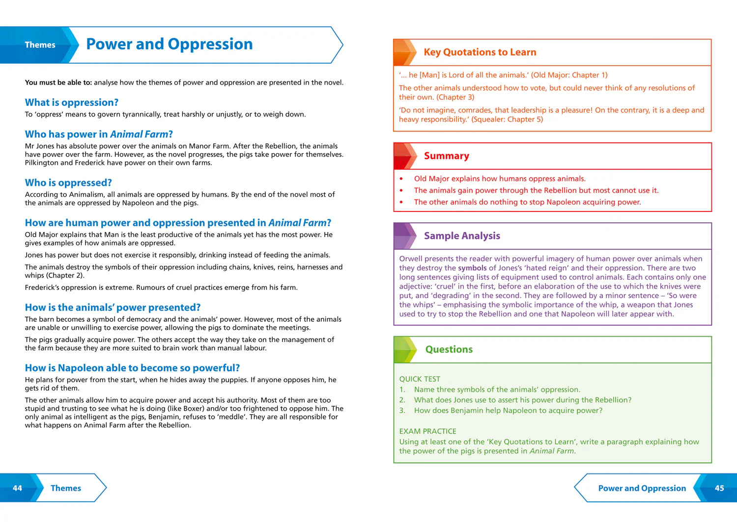 Collins GCSE Grade 9-1 SNAP Revision - Animal Farm: AQA GCSE 9-1 English Literature Text Guide: Ideal for the 2026 and 2027 exams - Image 3