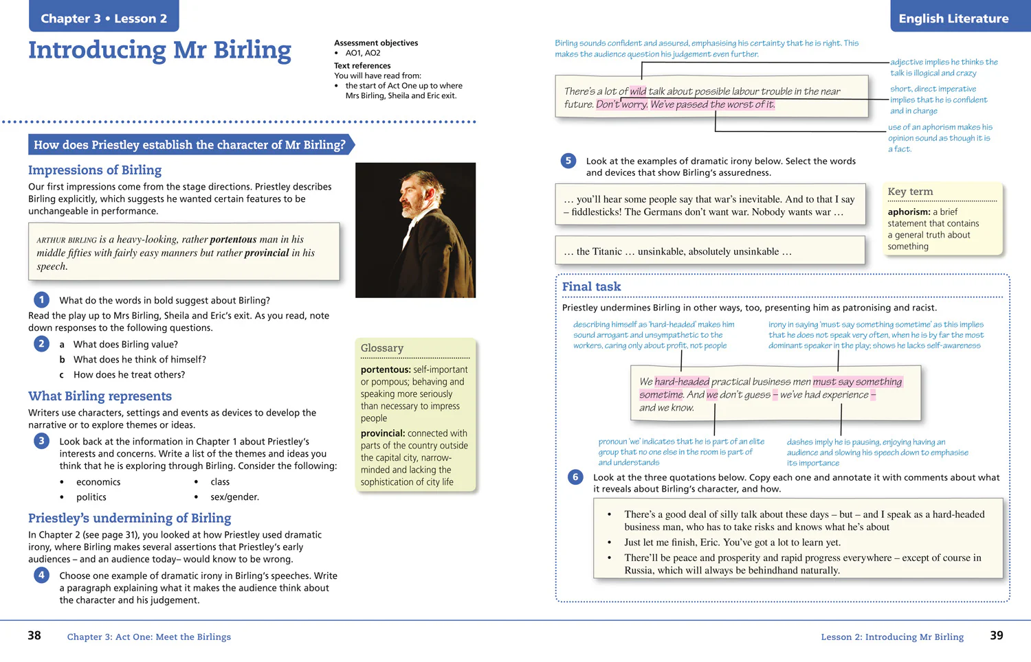 GCSE Set Text Student Guides - AQA GCSE (9-1) English Literature and Language - An Inspector Calls - Image 3